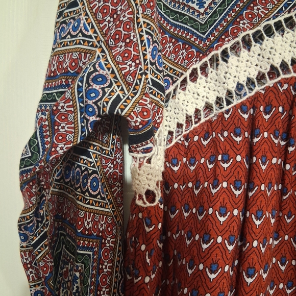 Umgee Multicolor Geometric Pattern Dress - Picture 4 of 11